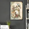 Bird Peony Cage-Paint by Numbers Acrylic Painting 40*60CM(Poster style）