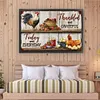 Vintage Poster - Farm Chickens-11CT Stamped Cross Stitch 40*60cm/15.75*23.62in(Big Size)