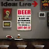 Beer - Vintage Metal Signs - 20*30cm/30*40cm - Warning