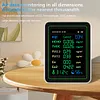 12 in 1 Air Quality Monitor Real-time Carbon Dioxide Detector PM2.5 PM10 Tester