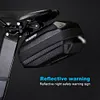 0.8L Bicycle Saddle Bag Reflective MTB Road Bike Seat Bag for Outdoor Cycling