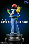 1/20 & 1/8 & 1/4 Scale World Zukan Ash Ketchum & Pikachu - Pokemon Resin Statue - MG Studios