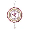 DIY Diamond Painting Double-sided Rotatable Bird Hanging Wind Chime Suncatcher Hanging Kit