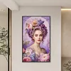 (Big Size)Girl - 14CT Stamped Cross Stitch - 40*65cm - Character