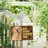 >SALE<DIY Diamond Painting Dog Wooden Wall Plaque Sign Wood Plate Hanging (MBP05)