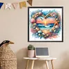 (US Local)Paint By Numbers Kit On Canvas DIY Oil Art Ocean Picture Home Wall Decor40x40cm