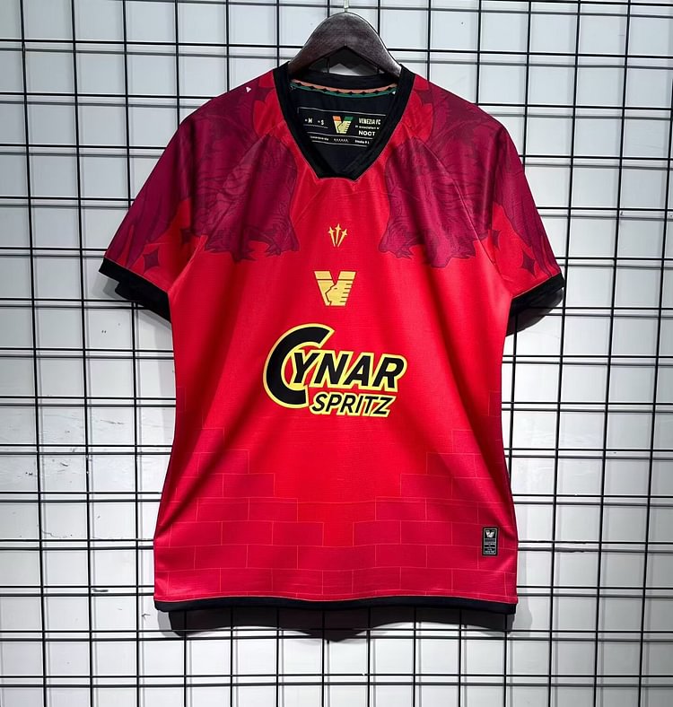 2026-27 Venezia 3 Away Red Jerseys - Fan Edition