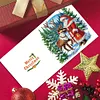 6pcs Diamond Painting Santa Claus Greeting Cards Congratulations Cards & Gifts