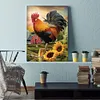 Golden Rooster Independence - 11CT Stamped Cross Stitch - 40*50cm - Animal