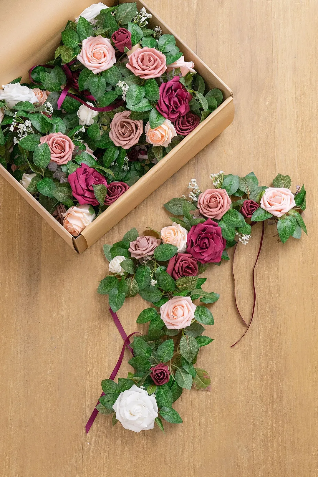 Lantern Floral Arrangements in Romantic Marsala