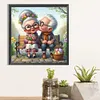 Old Couple-Full Square Diamond Painting(35x35cm)