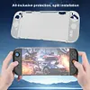 For Switch 2 Detachable Transparent Shell w/ Screen Protector & Thumb Grip Caps