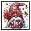 Rose Gnome - 11CT Stamped Cross Stitch - 45*45cm