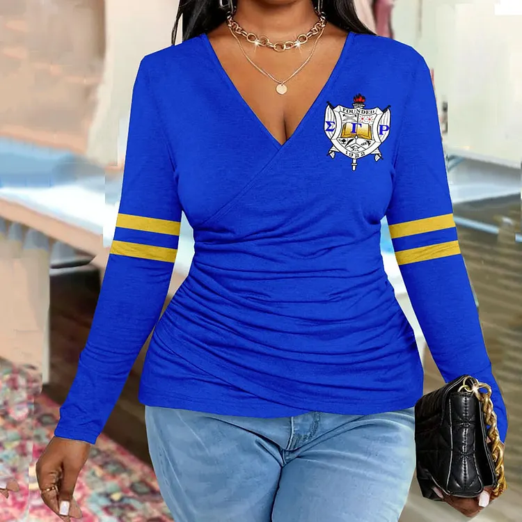 sorority striped slim-fit T-shirt