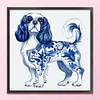 (Multi-Style) Blue And White Porcelain-11CT Stamped Cross Stitch 40*40cm/40*60cm