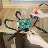 Desk Clamp Soldering Helping Hand 3/4/5 Pcs Flexible Arms Soldering Third Hand