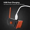 LED Bicycle Tail Light, Photon Bicycle Light Tail Light, Photon Drop Bicycle Light, Bicycle Tail Light Rechargeable USB Bicycle Rear Cycling Light for Any Type of Seat Post