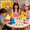 100/120 Pcs Basket Stuffers Fillers Prefilled Easter Eggs for Kids Girls Boys