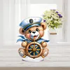 Acrylic Sailing Bear - 5D DIY Craft Ornament