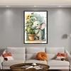 >SALE<Full Embroidery Cotton Thread 11CT Printed Elephant Cross Stitch Kit 40x60cm