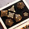 Metal DND Dice Set Dungeons & Dragons Dice Set Polyhedron for RPG Board Games Tabletop Game Accessories