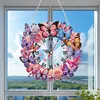 Diamond Painting Acrylic Butterfly Clock for Home Wall Decor