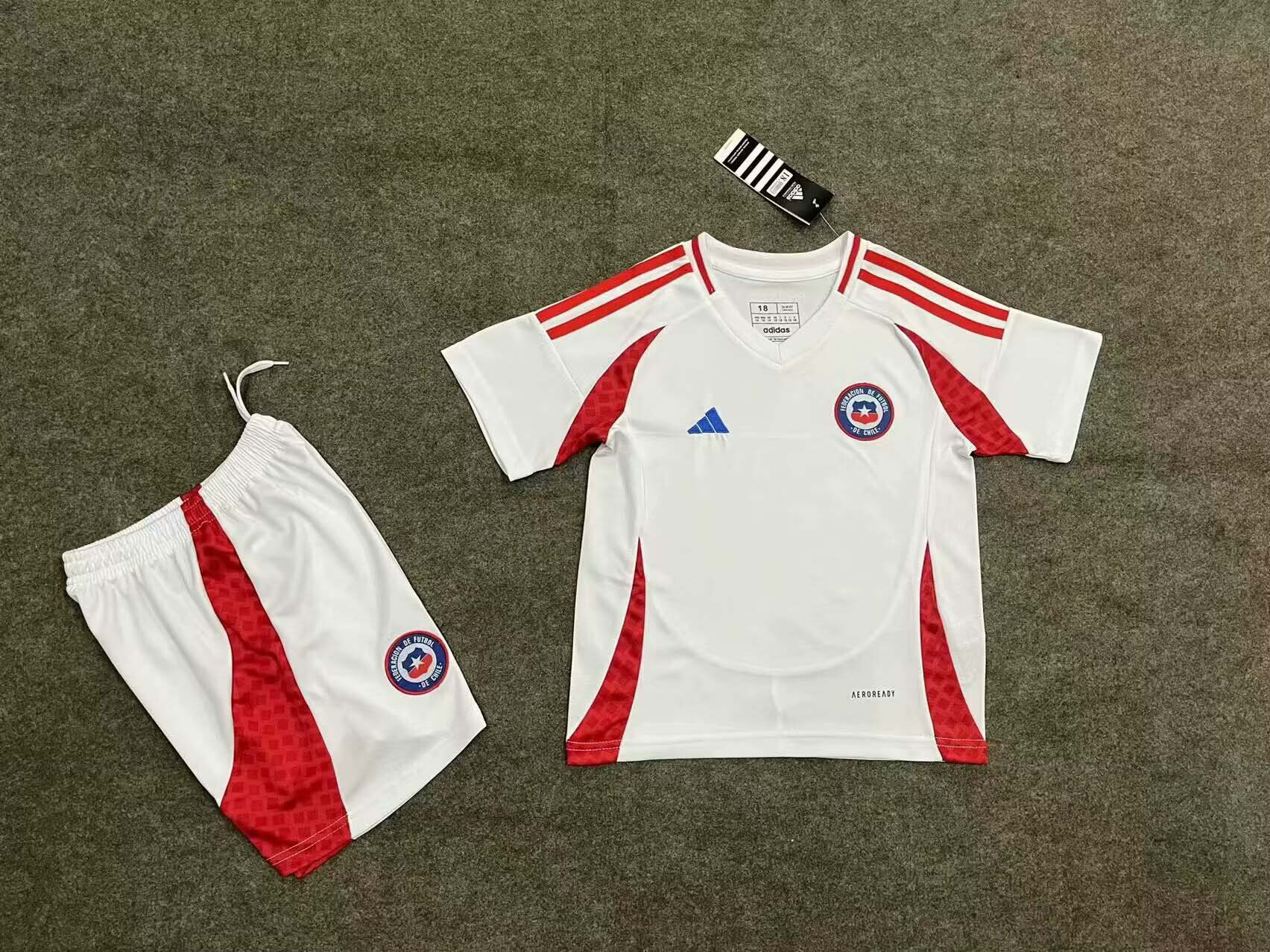 2024 kids Chile Away Football Shirt 1:1 Thai Quality