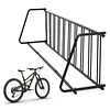 [US Local Warehouse] Commercial Grid Bike Rack Dual Sided Bike Storage Stand 10 Holders for Garage