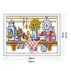 Kitchen-14CT Stamped Cross Stitch Kit(40*22cm)