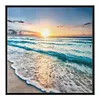 (Counted/Stamped) 11CT Sunset By The Sea-Cross Stitch-40*40cm/15.75*15.75in