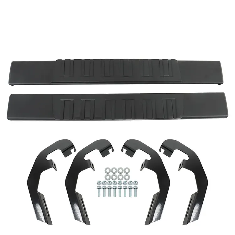 SEBLAFF Running Boards Side Steps 6 Inches Aluminum Alloy Black Replacement for 2019-2022 Silverado Sierra 1500 2500HD 3500HD Regular Cab