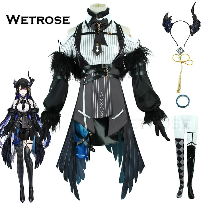 ネリッサ・レイヴンクロフト ホロライブWetrose コスプレ衣装 サイズM Wetrose] In Stock Nerissa Ravencroft Cosplay Costume Hololive EN
