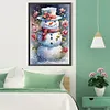Diamond Painting-DIY Full Round Drill Snowman(60*40 CM)