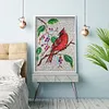 >SALE<5D Special Shaped Crystal Red bird DIY Full Drill Diamond Painting