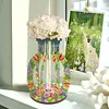 Vase Mandala En Bois-Ornement De Bricolage