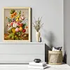 Peony Flower Vase - 11CT Stamped Cross Stitch - 40*50cm - Flower