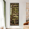 >SALE<5D DIY Full Round Drill Diamond Painting Herbal Medicine House Craft 30x80cm