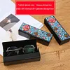 DIY Leather Diamond Painting Glasses Storage Case Mosaic Kit (Q32 Flower)