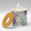 DIY Diamond Painting Handmade Tissue Holder Rhinestones Decorative Tissue Box