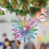 Diamond Painting 2D Flat Winter Snowflake Wall Door Decor