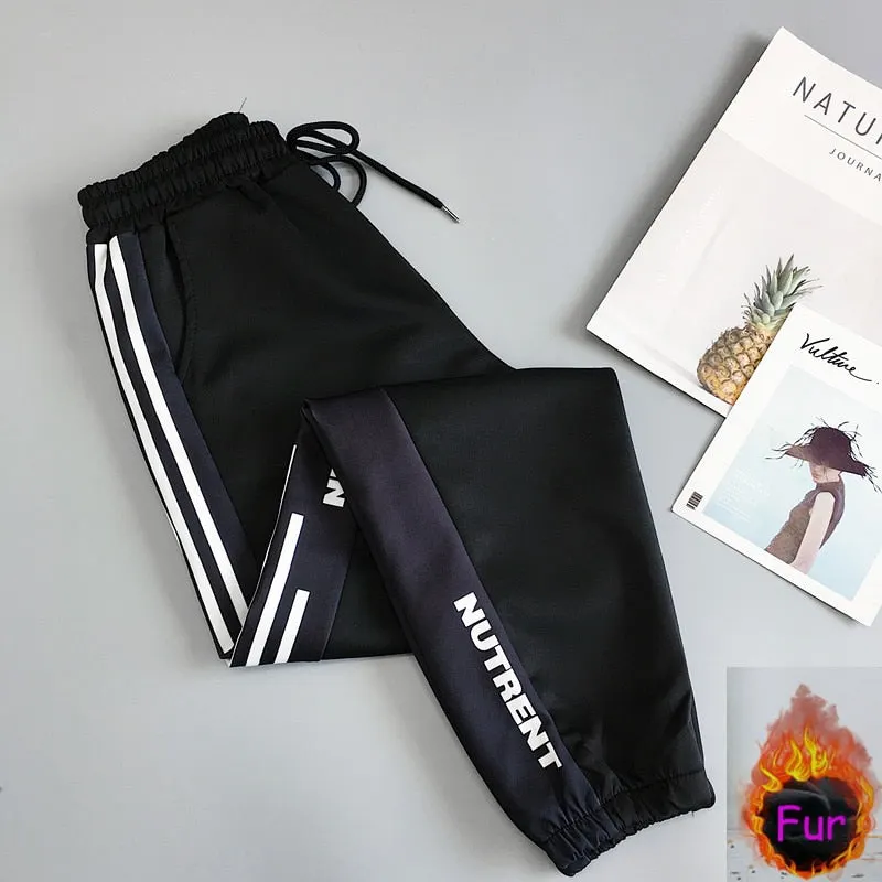 Spring Sport Cargo Pants Plus Size 2XL Letter Embroidery Pants Women High Waist Streetwear Cool Girl Harajuku Hip Hop Pants