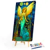 （Big Size)Greek Angel Girl Glass Painting-Paint by Numbers Acrylic Painting 40*70CM
