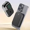 3-in-1 Magnetic Wireless Charger 5,000mAh Magnetic Wireless Power Bank PD20W Fast Charge Magsafe Rechargeable Phone Earphone Watch