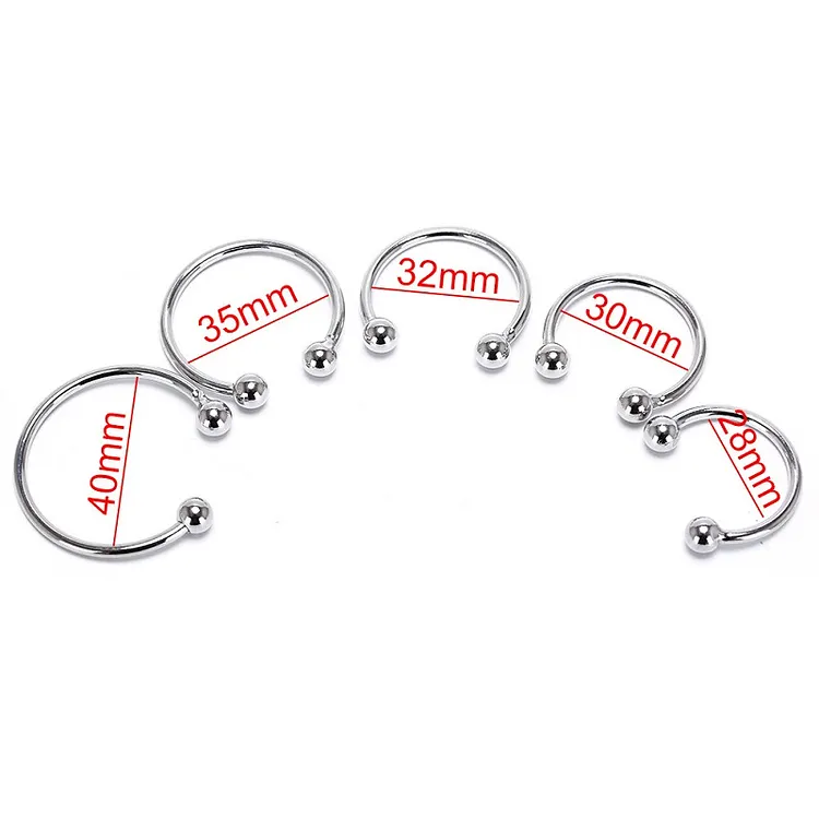 Men's Metal Penile Stainless Steel Adjustable Cock Ring
