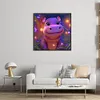 Hippo-Full Round Diamond Painting