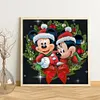 Xmas Mouse Wreath-Full Round Diamond Painting 30*30cm