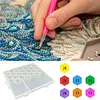 (US Local)120Pcs Diamond Embroidery Drill Mud Kit with Box Diamond Mosaic  Clay Set DIY Diamond Art Accessories