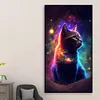 >SALE<5D DIY Full Round Drill Diamond Painting Star Cat Home Decoration (LP525)