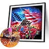 250th Anniversary of USA-Full Round Diamond Painting(40x40cm)