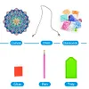 Diamond Painting Mandala Pendant Clock